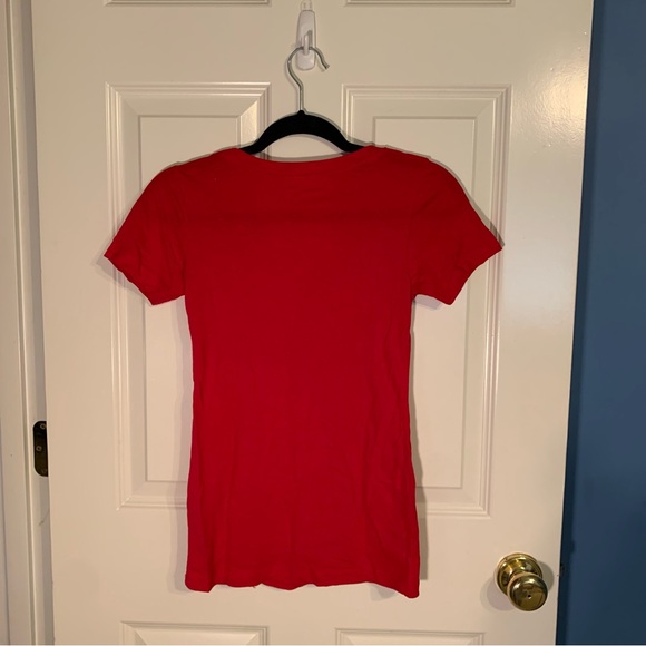 Wonder Woman women’s size extra small red gold t-shirt top - Picture 3 of 8